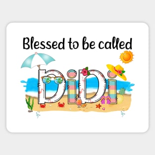 Blessed To Be Called Didi Summer Beach Happy Mother's Magnet